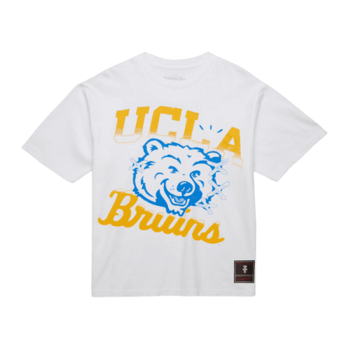 Travis Scott x M&N UCLA Bruins Hand-Drawn Tee White